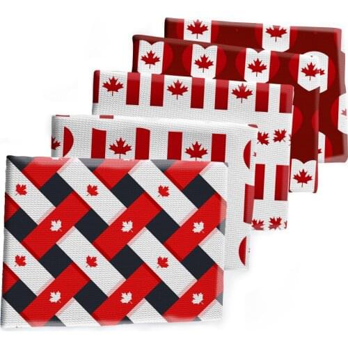 50*150cm Maple Leaf Canadian Bullet Textured Liverpool Patchwork Tissue Kids home textile