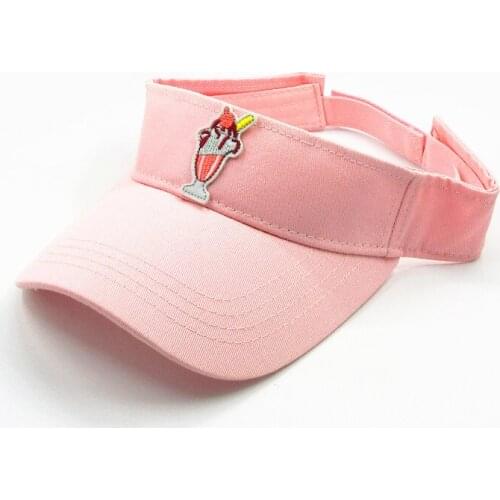 2020 Cotton Desserts Embroidery Visors Baseball Cap Adjustable Snapback Cap for Men and Women 116