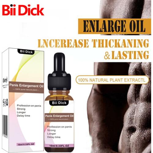 Bii Dick Penis Enlargement Oil Thickening Growth Man Massage Cock Erection Enhance Men Pills Penile Growth Bigger Enlarger Oil