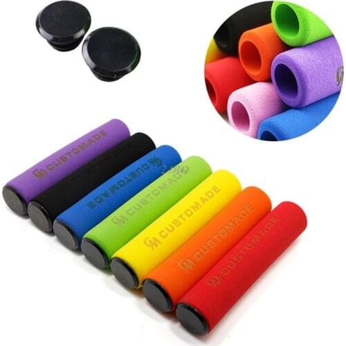 BMX MTB Bike Mountain Bicycle Handle Handlebar Soft Sponge Bar End Grips-K624 1 Pair M08