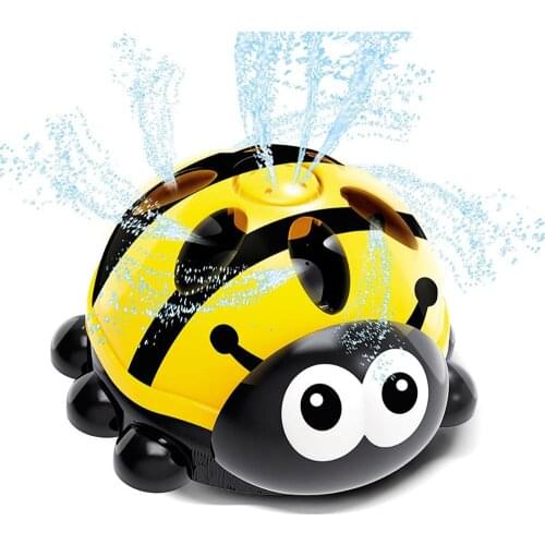 Childrens Water Spray Ladybird Toy Summer Cooling Cartoon Lightweight Portable Bathing Doll Toy for Bathroom Backyard