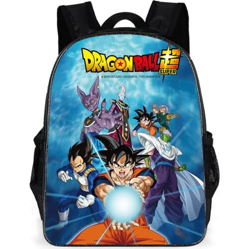 New Hot Anime Dragon Ball Children Backpack Kids Schoolbag Beautiful Popular Pattern Boys Girls Backpack