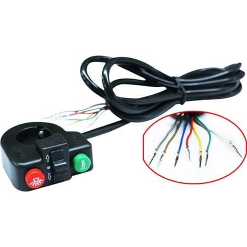 Electric Bicycle Scooter Handlebar Horn Turn Signal Headlight Switch Button Tool