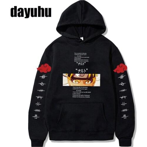 2021 Hot Japanese Anime Itachi Hoodies Unisex Funny Akatsuki Graphic Hoodie Cartoon Harajuku Unisex Manga Oversize Sweatshirts