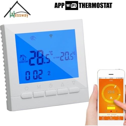 English Russian Operating Instructions wifi thermostat gas boiler water heating/radiator valve for Underfloor Warm System