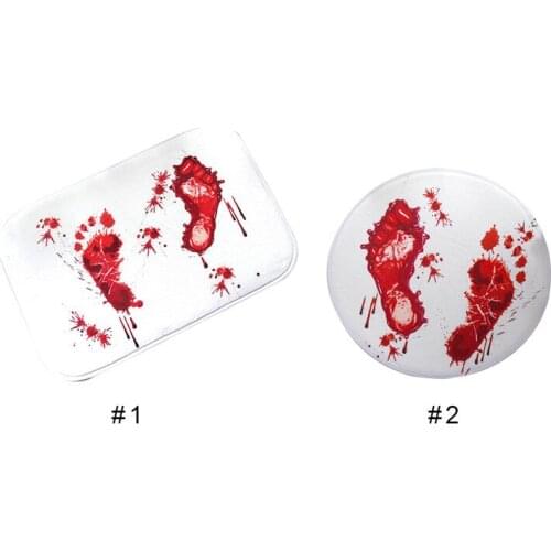 Blood Novelty Bathroom Bath Mat Soft Carpet Rug Water Non-slip Mat Absorption 40*60cm Doormat Drop Ship Sale Modern Style