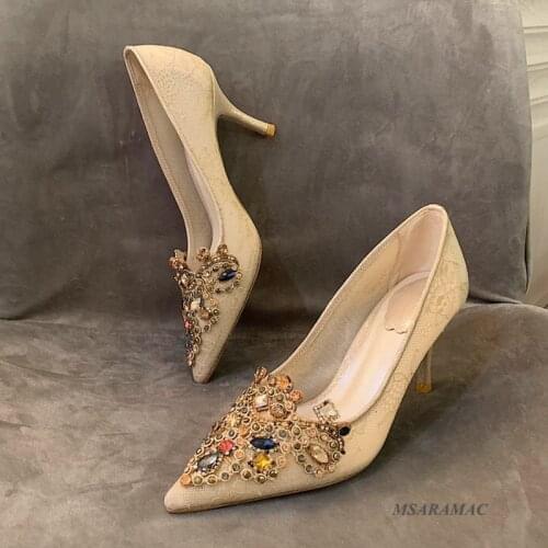 MSARAMAC Wedding Shoes For The Bride