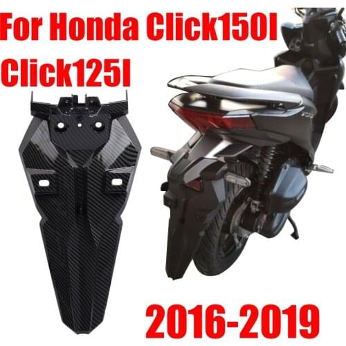 For Honda Click150i Click125i Click 150 i 2016-2019 Motorcycle Rear Fender Mudguard Splashguard Cover Splash Guard License Panel