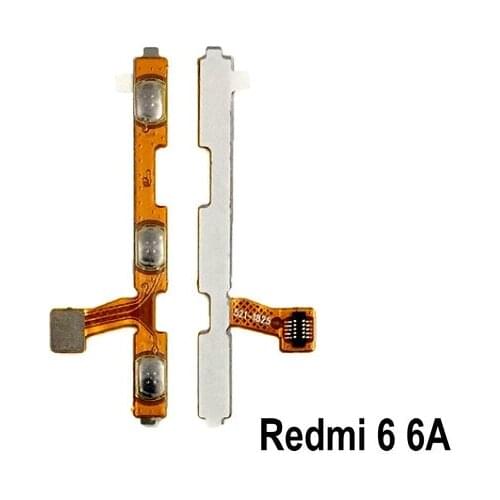 New Power on/off & volume up/down buttons flex cable Replacement for Xiaomi Redmi 6 6A 6Pro Mi A2 Lite phone