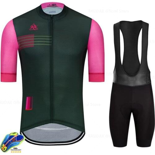 Cycling Clothes 2021 Team Bike Jersey Set Mens Cycling Clothing MTB Cycling Bib Shorts Bike Jersey Set Ropa Ciclismo Hombre