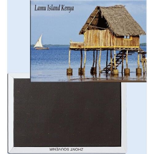 Lamu Island, Indian Ocean Coast, Kenya, Magnetic refrigerator stickers, tourist souvenirs, small gifts 24808