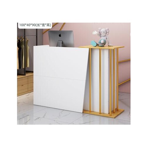 Barber shop light luxury cashier clothing store small counter beauty salon front desk reception desk