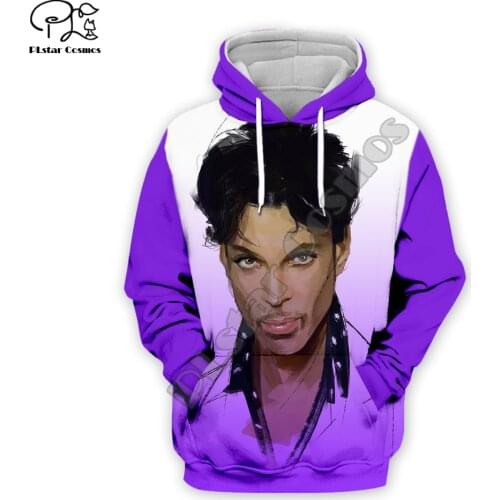 PLstar Cosmos Popular Singer Prince Rogers Nelson Purple Men/Women 3Dprint Hip Hop Hoodies Funny Pullover Harajuku Tracksuit A17