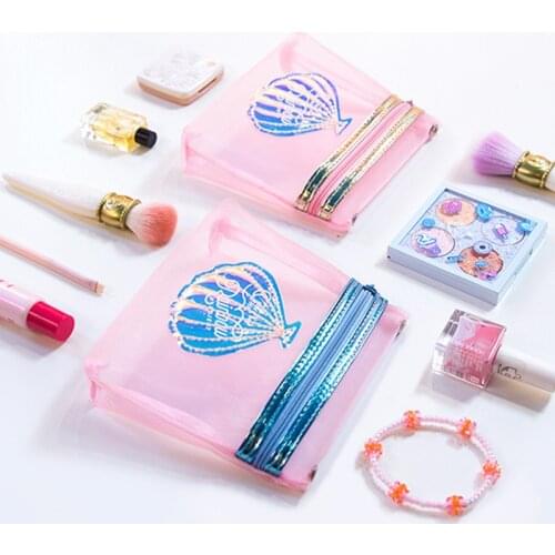 New fashion travel Transparent Cosmetic Bag Girl Make up Waterproof Travel Wash Case Women Pouch Toiletry Bag