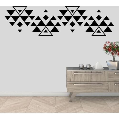 Modern Abstract Triangular Geometric Pattern Wall Decal Geometric Sticker Home Livingroom And Hotel Decoration A002292