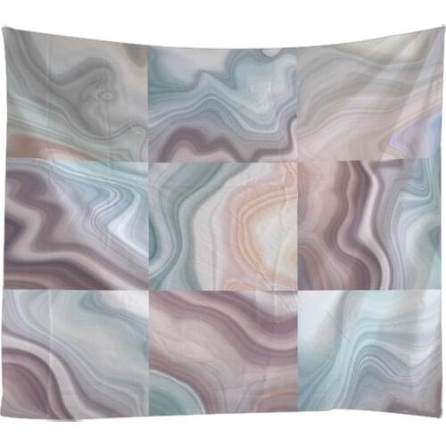 Creative 3D Printing Marbleization Apply Marbling Veined Marble Tapestry Wall Hanging Bed Spread Beach Towel Table Cloth YogaMat