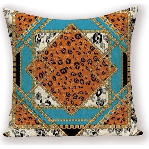 Jacquard Pillow Case Geometric Cushion Cover Shabby Chic Colorful Home Decor Cushions Custom Quality Linen Throw Pillow Covers
