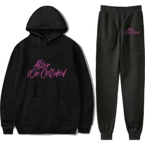 After We Collided Sweatshirts Two Piece Set Tracksuit Long Sleeve Mens Hoodies+Jogger Pants Streetwear&Pants womens hoodie Sets
