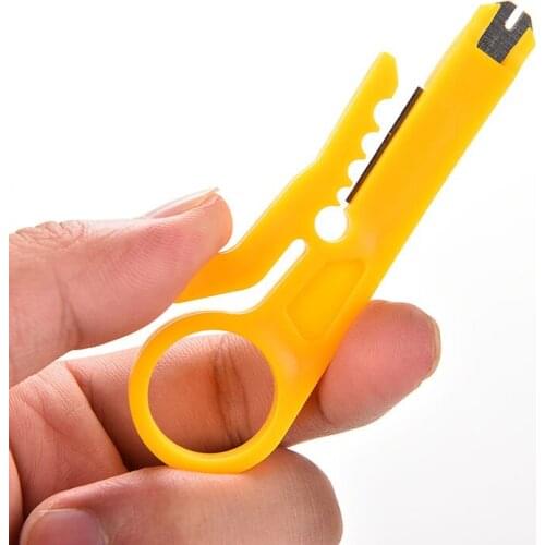 1PC Line Tools Portable wire stripper Knife crimper Pliers crimping tool Cable Stripping Wire Cutter Pocket multi tools Cut