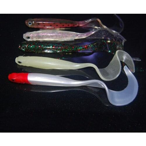 10PCS Fishing Fish Soft Lure Fake Bait Capuchin maggots Grub worm Silicone 10cm/6.5g free shipping