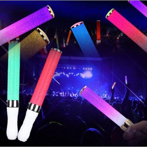 15 Colors Changeable LED Glow Stick Battery Powered Magical Light Stick Concert Wedding Party Celebration Decoration Glow Sticks