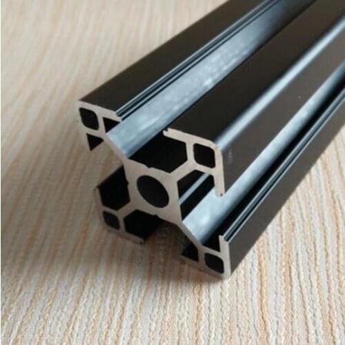 410mm 3030 Black Al profiles for HyperCube Evolution 3D Printer Parts Black color,8pcs/lot