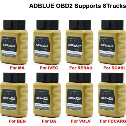 AdblueOBD2 Scanner For RE/IVECO/DAF Adblue Emulator NOX/DEF VIA OBD OBD2 Diagnosis Interface For Renault Truck AdBlue OBD2