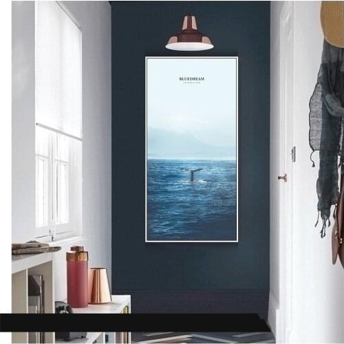 Home Decor Canvas Picture Modern Simple and Abstract Sea and Rock Art Creative Hanging Painting Poster Wall For Home Painting