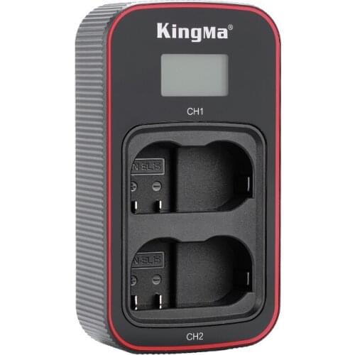 KingMa EN-EL15 ENEL15 LCD Dual Charger For Nikon D800 D750 D780 D810A D7200 D7100 D850 D7000 D610 D500 D800E V1 Z5 Z6 Z7 Z7II