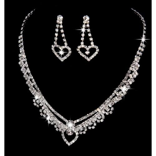 New design high quality Australia crystal bridal jewelry sets noble jewelry wedding bijoux marriage accessory
