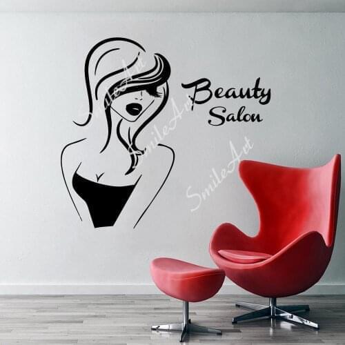Creative Beauty salon Vinyl Self Adhesive Wallpaper For Kids Rooms Decoration Home Party Decor Wallpaper