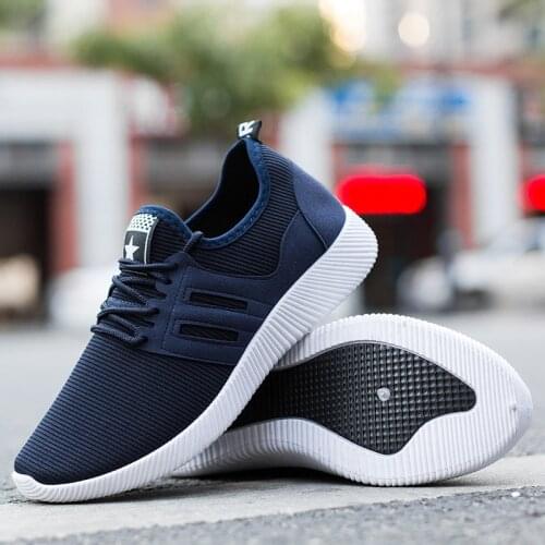 2021 new casual mens shoes British foot breathable mesh casual sneakers Korean version of the trend lace-up mens shoes