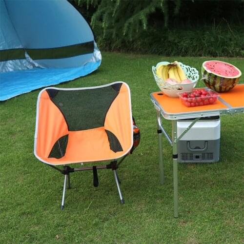 Portable Camping Chair Lightweight Folding Backpacking Chairs Compact Heavy Duty for Camp Hiking Beach Picnic with Carry Bag