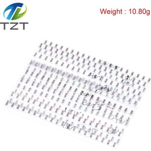 TZT LL34 SMD Zener diode package 1/2W 3v-24v 15 kinds *20pcs=300pcs 1N4148 KIT