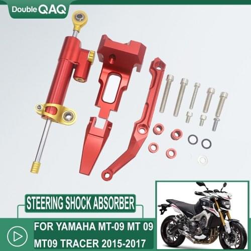 Motorcycle Stabilizer Steering Damper with Mounting Bracket Kit For Yamaha MT-09 Tracer MT 09 Tracer MT09 Tracer 2015-2017