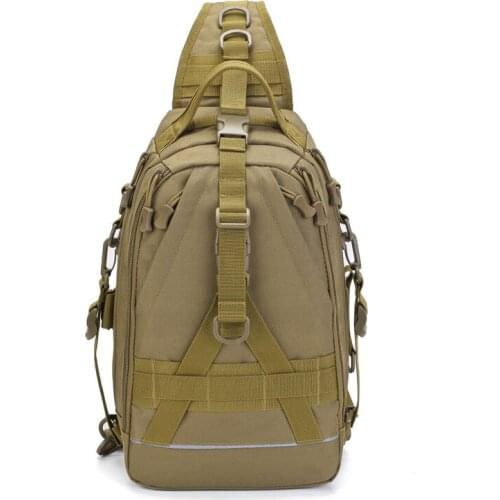 Outdoor Fishing Bag Backpack Large Capacity Chest Bag One Shoulder Bag Waist Bag Fishing Equipment Backpack Fishing Tackle Bag