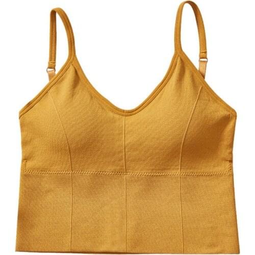 Womens Underwear Sports U-shaped Anti-glare No Steel Ring Beautiful Back Gathered Vest Sling Wrapped Chest