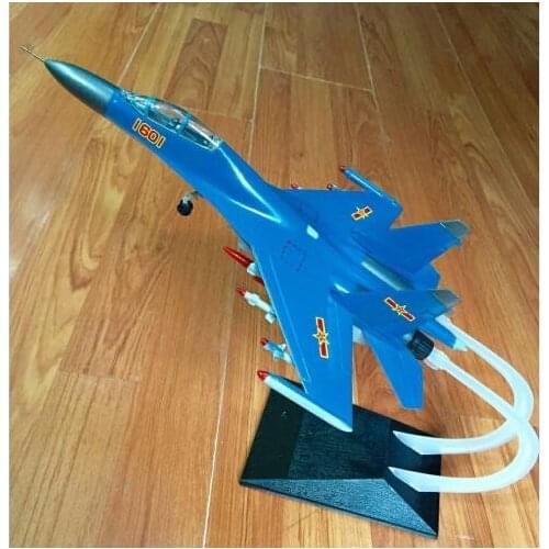 1:72 ABS Static Simulation Fighter Aircraft model China J-16 1601 Airlines Fighter DIY Assembled airplane model Military Plane