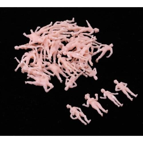 1/87 Seaside People Action Figure HO Scale Train Seaside Street Layout Scenery Decor