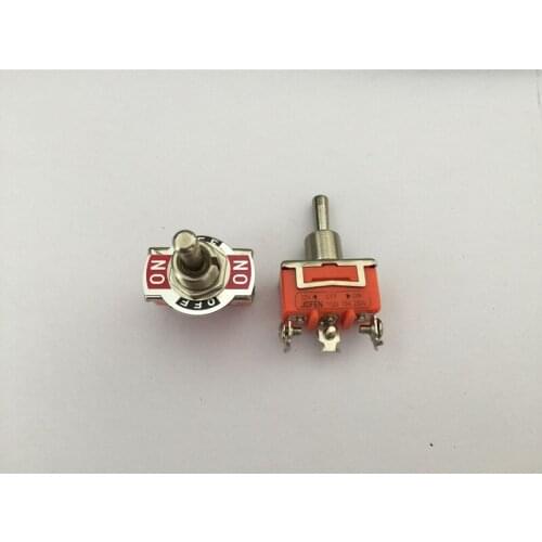 10pcs 3-Pin ON-OFF-ON Toggle Switches 15A 250V