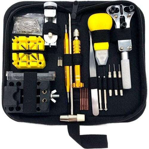148pcs Watch Repair tool Kit Watch Link Pin Remover Case Opener Spring Bar Remover Horloge maker Watch Tool Kit