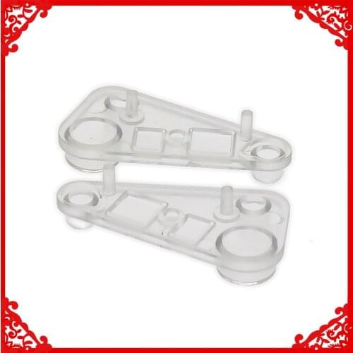 2Pcs plastic tail light housing cover for RC hobby model car 1/10 Traxxas TRX-4 crawler land rover defender version 8014S