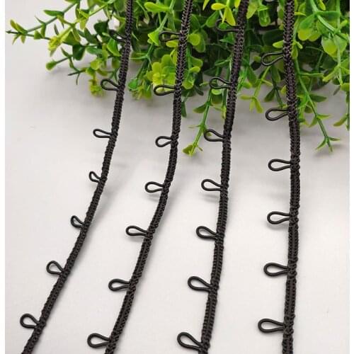 3Yards Rubber Buttonhole Band For Clothing Wedding Dress Accessories DIY Handmade Crafts Quilting Supplies