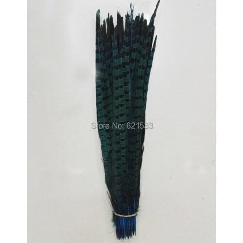 50pcs/lot!16-18inches 40-45CM Turquoise pheasant feathers natural ringneck pheasant tails,decorative feathers plumes for wedding