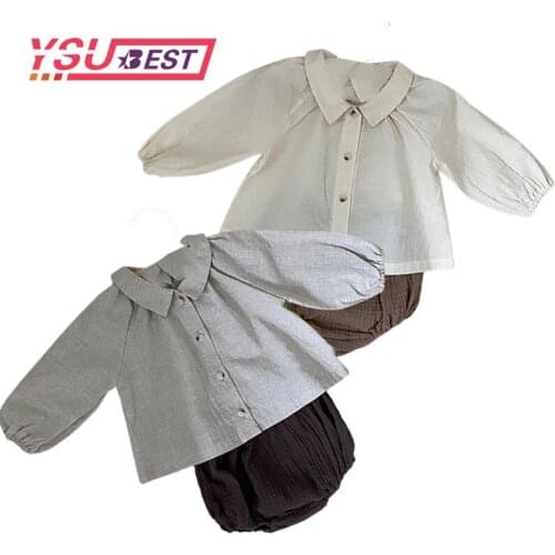 Baby Clothes Toddler Girls Clothing Sets Fashion Kids Girls Long Sleeve Shirt+PP Shorts 2pcs Suit Baby Girl Cute Party Clothes