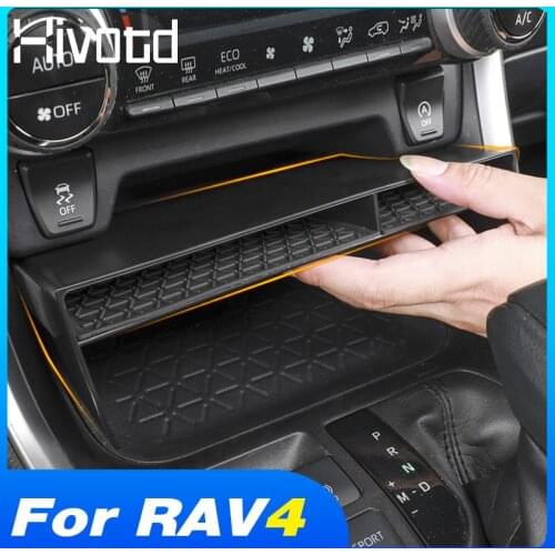 For Toyota Rav4 2019 2020 Accessories Car Central Control Storage Box Auto Interior Organizer Box Styling Decoration Parts