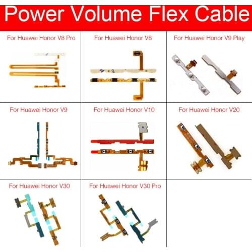 Power & Volume Flex Cable For Hauwei V8 Standard High Version V9 Play V10 V20 Power & Volume Switch Button Flex Ribbon Cable