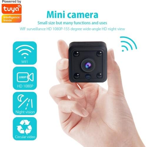 INQMEGA Mini Camera HD 1080P Portable WiFi IP Mini Camera P2P Wireless Mini Network Video Recorder Supports Remote Viewing