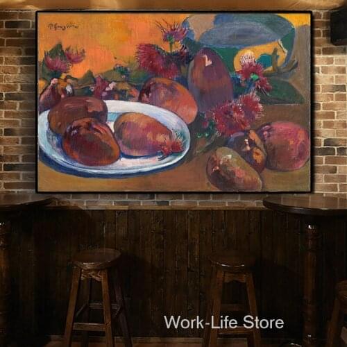 French Paul Gauguin artwork Food Pictures for Living Room Decor Poster and Prints Wall Art Canvas oil Painting Home Decoration