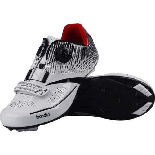 BOODUN Mens Cycling Shoes Road Bike Shoes MTB Shoes Reflective Cycle Sneaker Triathlon Racing Shoes